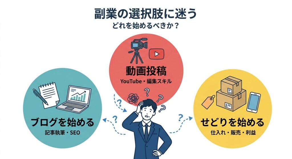 副業が決まらない原因